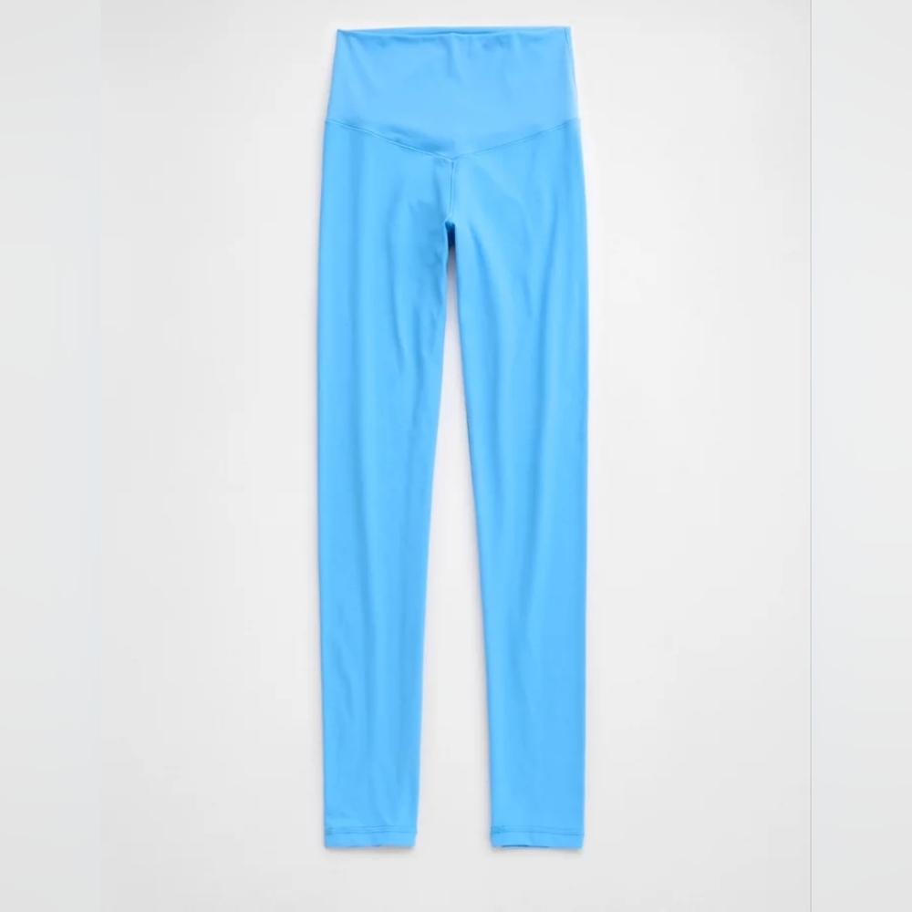 OFFLINE By Aerie Real Me XTRA High Waisted 7/8 Light Blue Leggings NWOT L - Picture 10 of 13